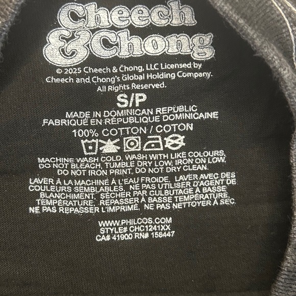 Cheech & Chong Up In‎ Smoke Movie T Shirt Black Graphic Tee Mens Size S - Picture 4 of 7